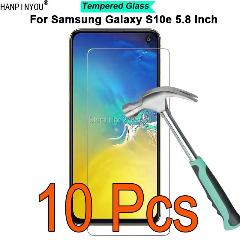 

10 Pcs/Lot For Samsung Galaxy S10e G970 5.8" 9H Hardness 2.5D Ultra-thin Toughened Tempered Glass Film Screen Protector Guard