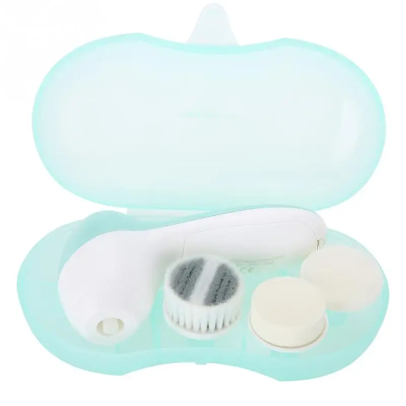 Sonic Cleansing Face Washing Skin Cleanse Brush Vibrator + Replaceable Care Machine | Красота и здоровье