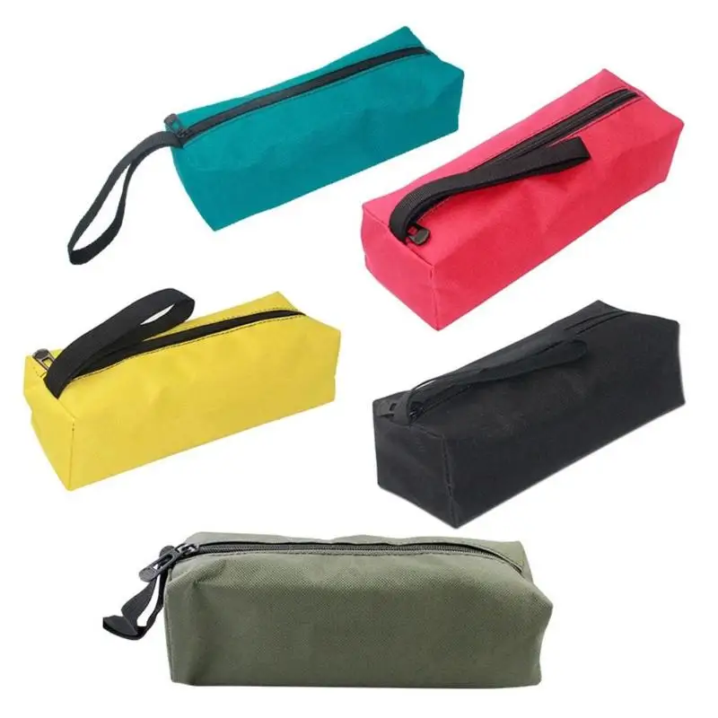 

Hand Tool Bag Small Screws Nails Drill Bit Metal Parts Tools Bag Waterproof Canvas Instrument Case Organizer Electrician