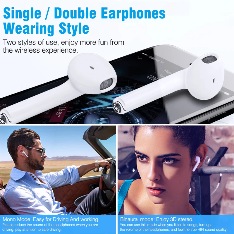 Новинка i9S TWS Мини Bluetooth наушники стерео беспроводные гарнитуры для iphone