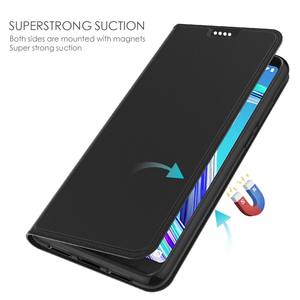 Casewin для Asus ZenFone Max Pro M1 ZB601KL ZB602KL чехол из искусственной кожи бумажник с откидной