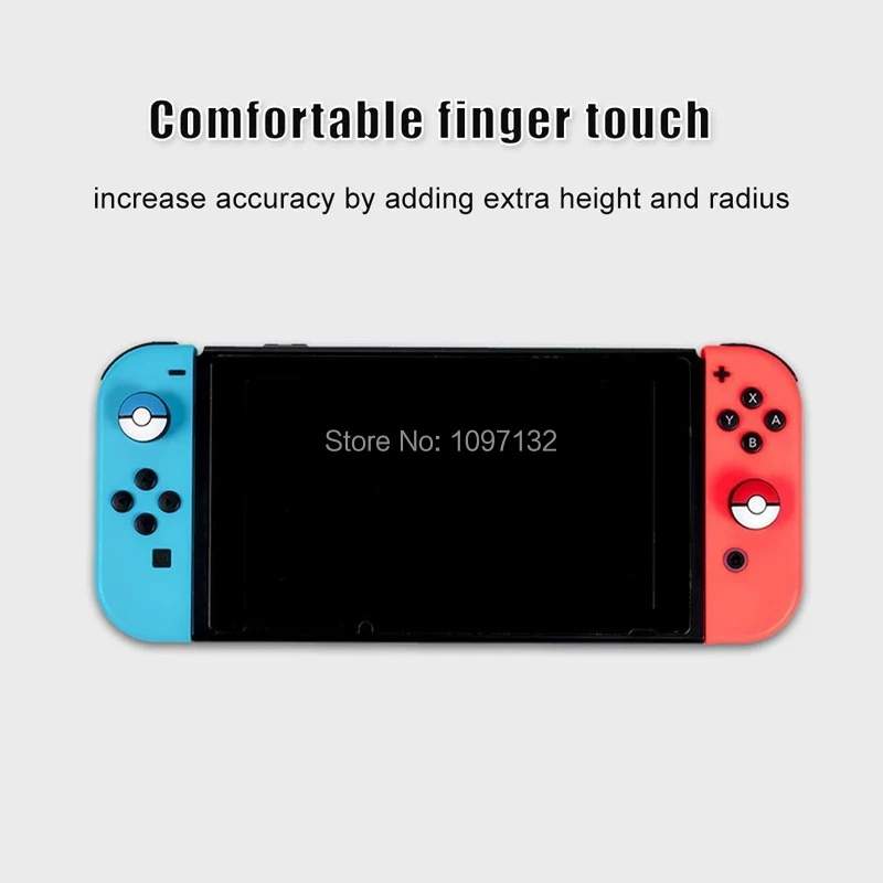 500 шт. оптовая продажа силиконовые колпачки для стиков под большой палец Nintendoswitch