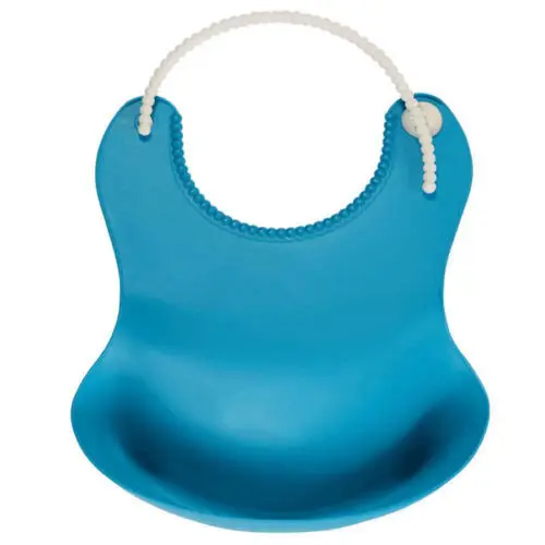 Baby Kid Cute Waterproof Silicone Bibs Pure Color Simple Lunch Fashionable Infants Boy Girl Portable Feeding Hot Sale | Детская одежда