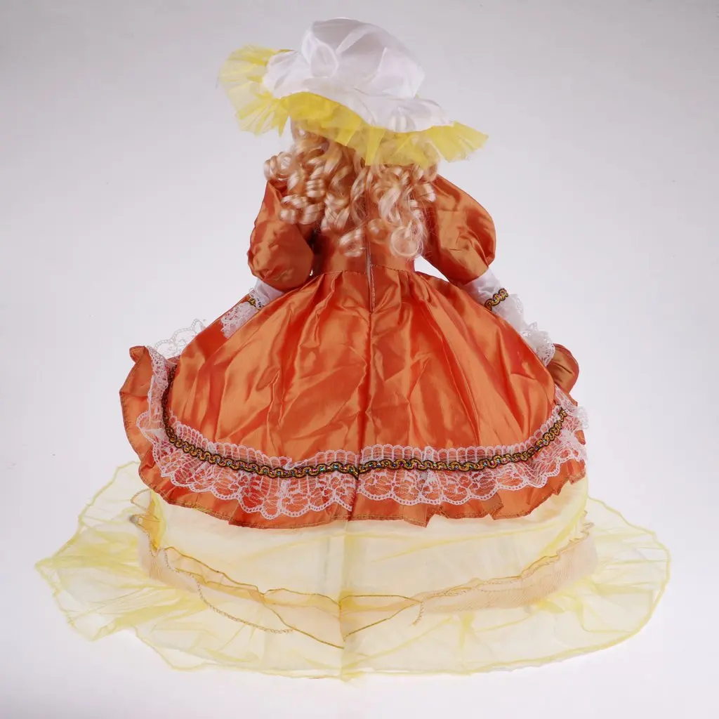 45 см винтажная фарфоровая викторианская красавица кукла с элегантным формальным