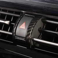 my good car double flash light emergency light button frame decoration cover trim for toyota c hr 2016 2018 car accessories