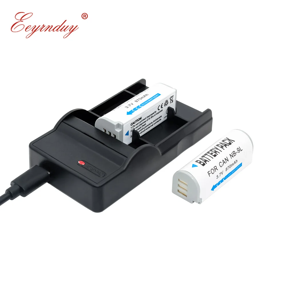 2x NB-9L NB 9L батарея + 1x USB одно зарядное устройство для Canon IXUS 1000HS IXY 50S Powershot N2 SD4500 IS |