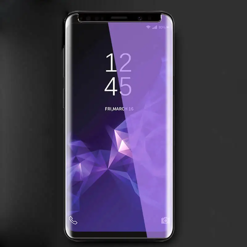 2 шт. анти синий УФ Экран протектор для samsung Galaxy S10 плюс S10E S8 S9 жидкость экрана