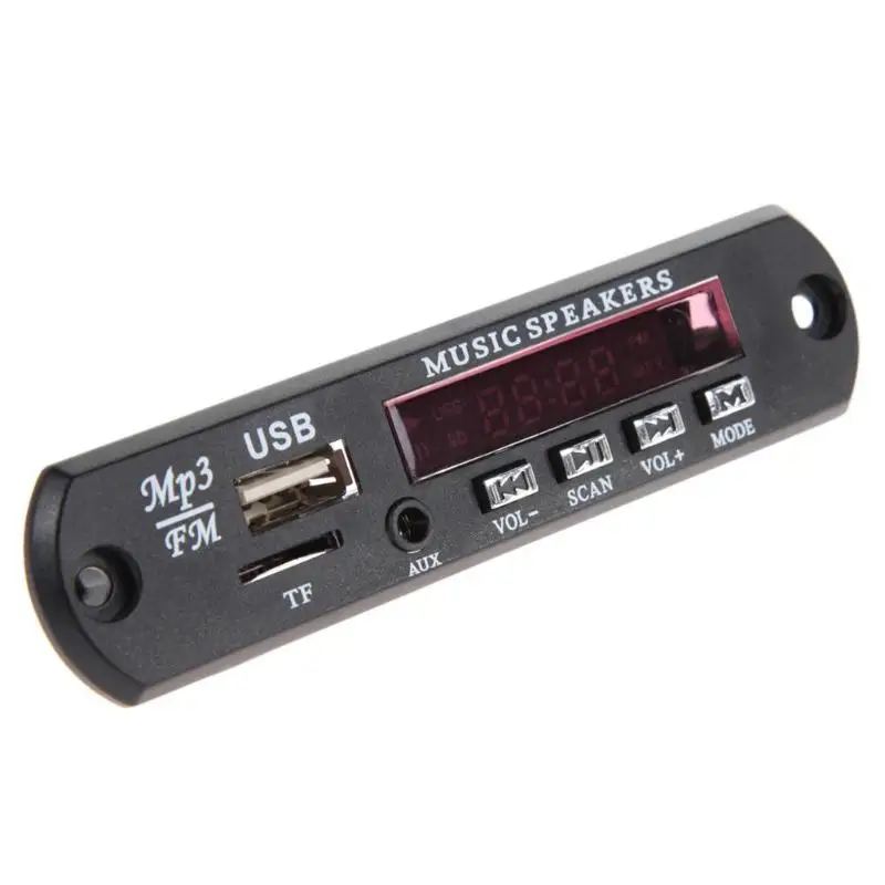 VODOOL USB TF FM радио с пультом дистанционного управления авто Музыка MP3 WMA декодер