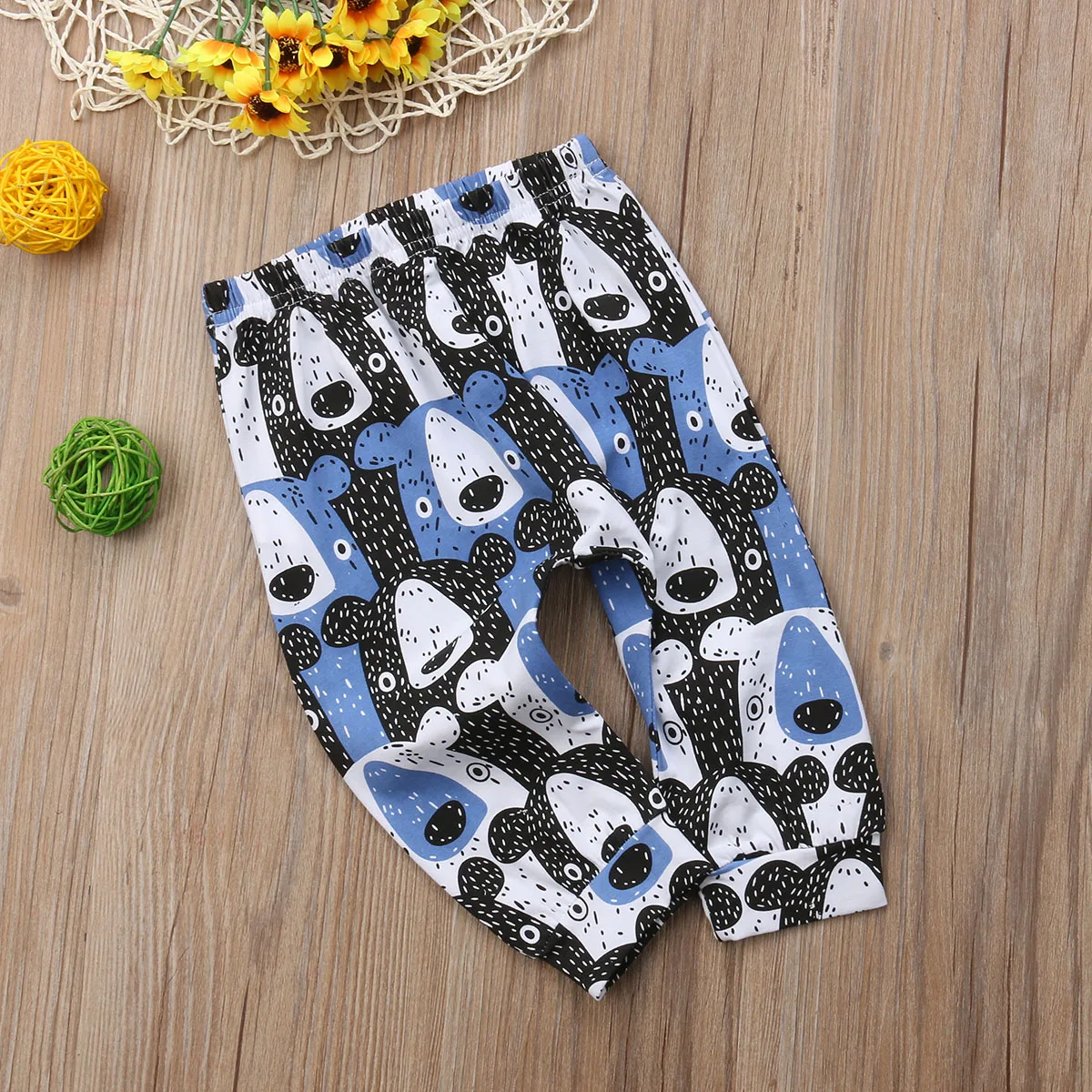 0-3T Baby Boys Girl Printed Harem Pants Trousers Toddler Bottom Legging Sweatpants |