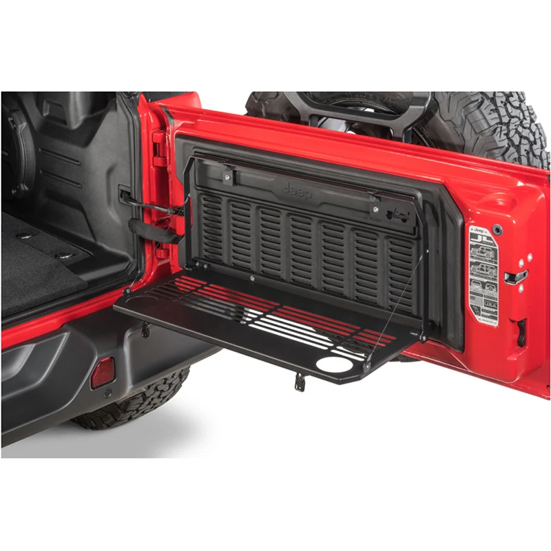 1 шт. Складная полка для задних дверей Jeep Wrangler JL 2018 2019|Задние багажники и