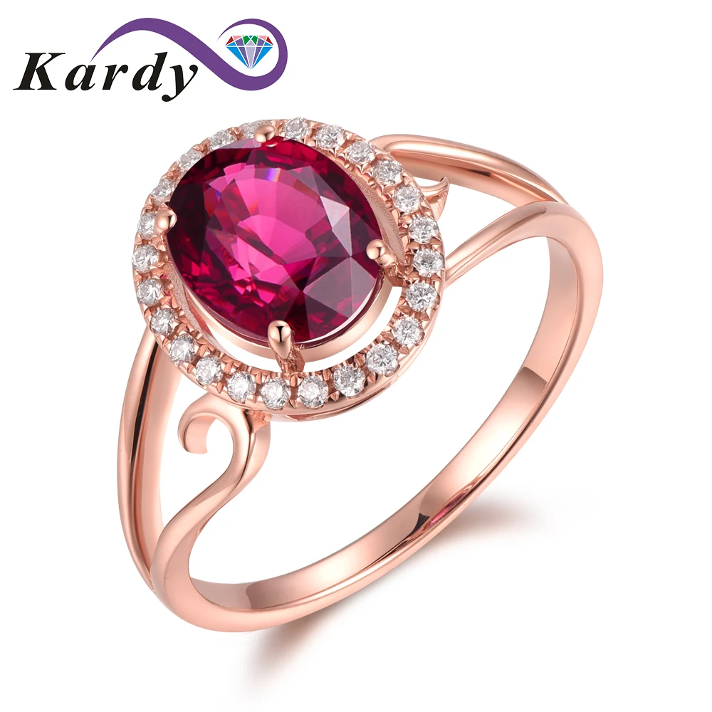 Чистота уникальный женский розовый турмалин драгоценный камень Свадьба