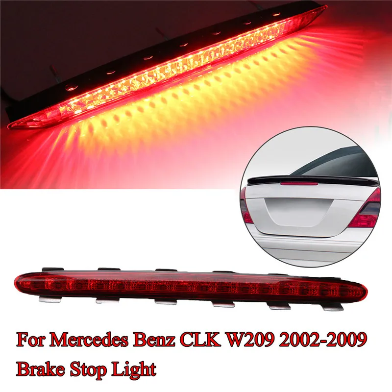 For 2002-2009 Mercedes Benz CLK W209 Trunk Third Brake Stop Light Rear Lamp Red LED 16 | Автомобили и мотоциклы