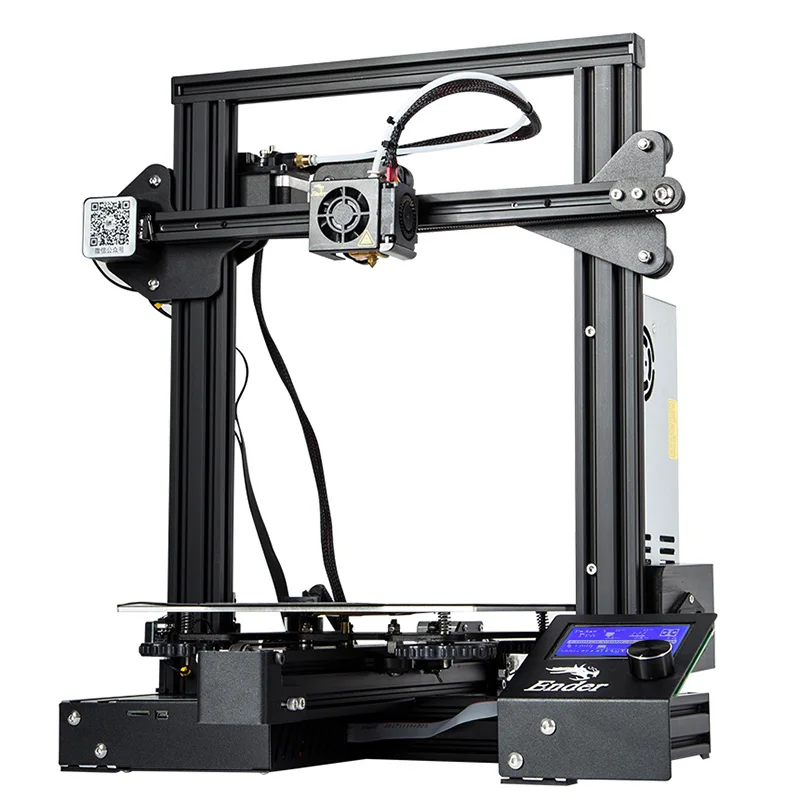 2018 Creality3D Ender3 pro High Precision 3D Printer DIY Kit Steel Frame LCD Simple leveling method Megnetic Hot Bed Sticker | Компьютеры