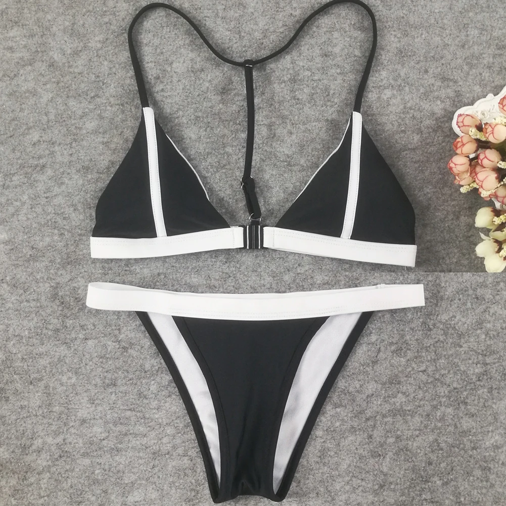 Купальник женский с эффектом пуш ап пикантный микро бикини купальный костюм