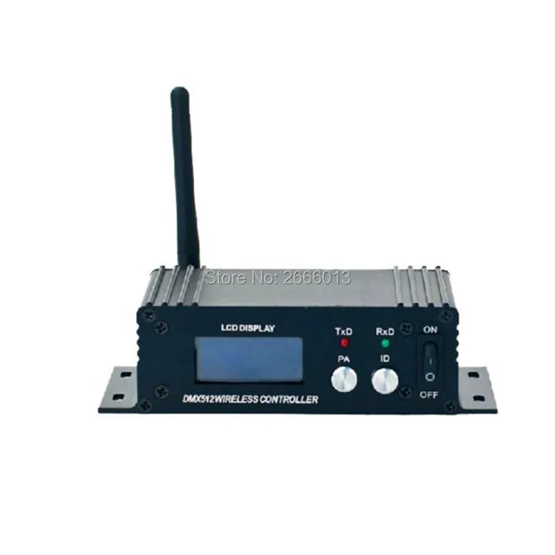 Сценический светильник беспроводной DMX512 контроллер передатчик и приемник 2в1 ЖК