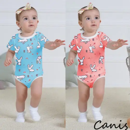 Комбинезон с коротким рукавом для новорожденных на возраст 0 18 месяцев|Боди