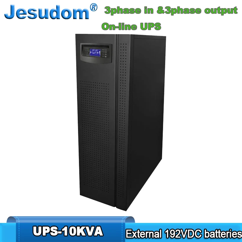 3 фазы 10KVA онлайн UPS башня Стиль 192VDC внешний Батарея инвертор с чистым синусом