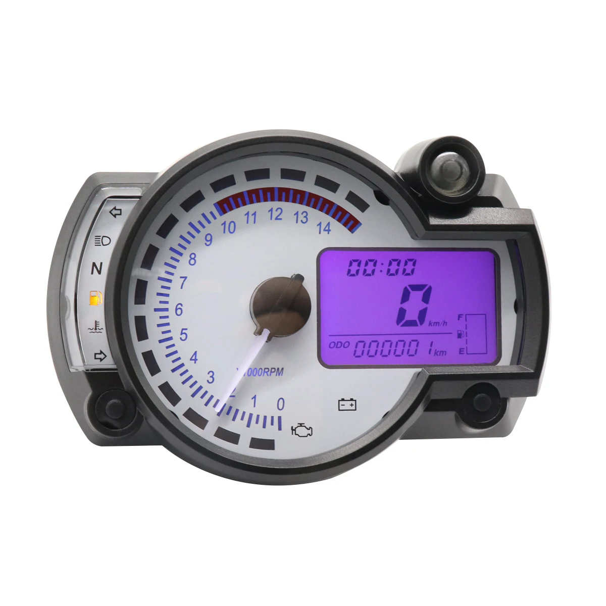 Регулируемый мотоцикл цифровой спидометр измерительное устройство с ЖК экраном