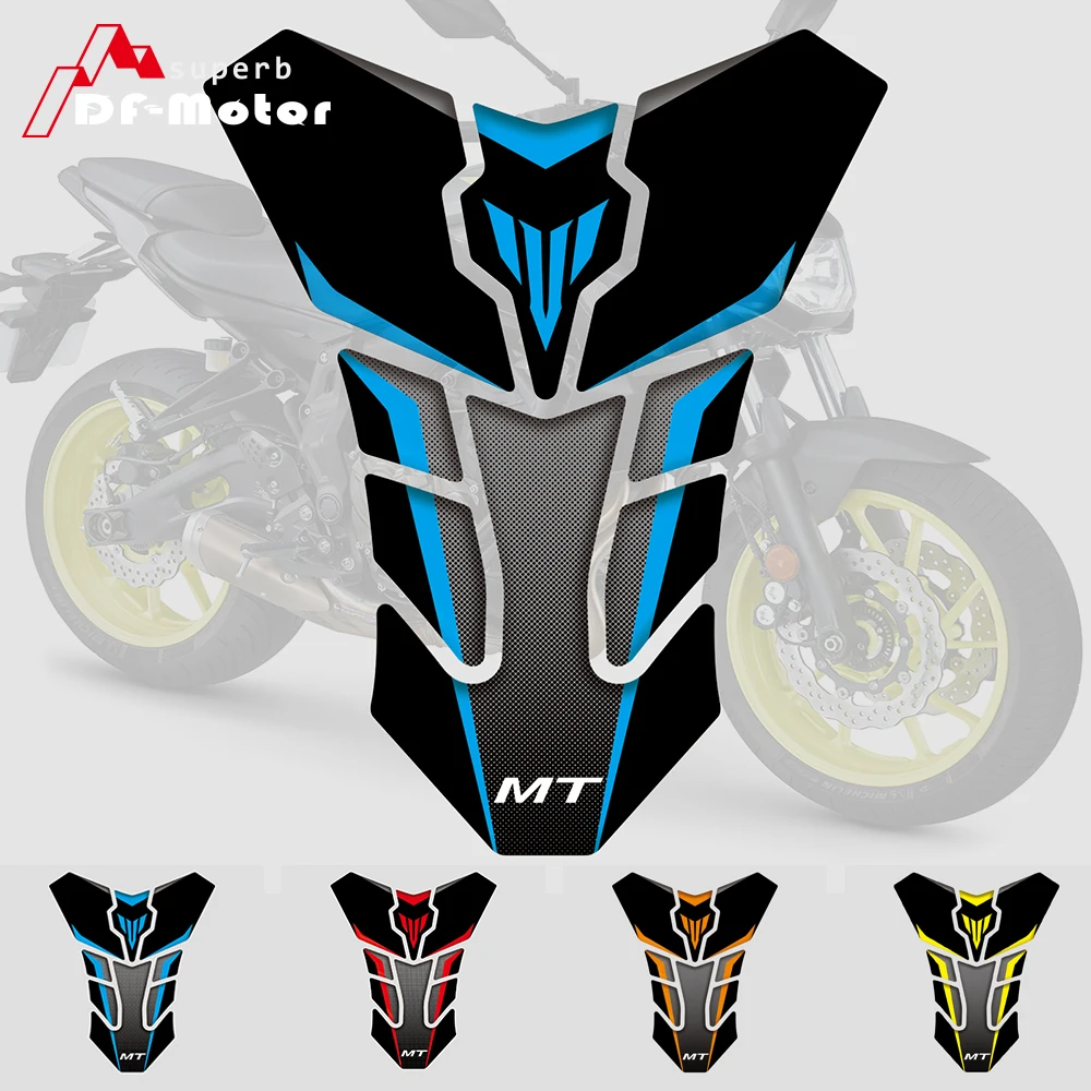 TANK PAD для YAMAHA MT 03 07 FZ 09 10 Новинка 3D отражающая наклейка защитная Tank Pad Cas Cap