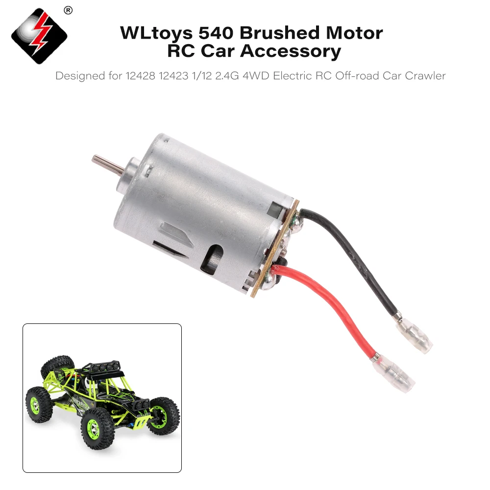 Модель внедорожника WLtoys 540 с щеточным Мотором для 12428 12423 1/12 2 4G 4WD Электрический
