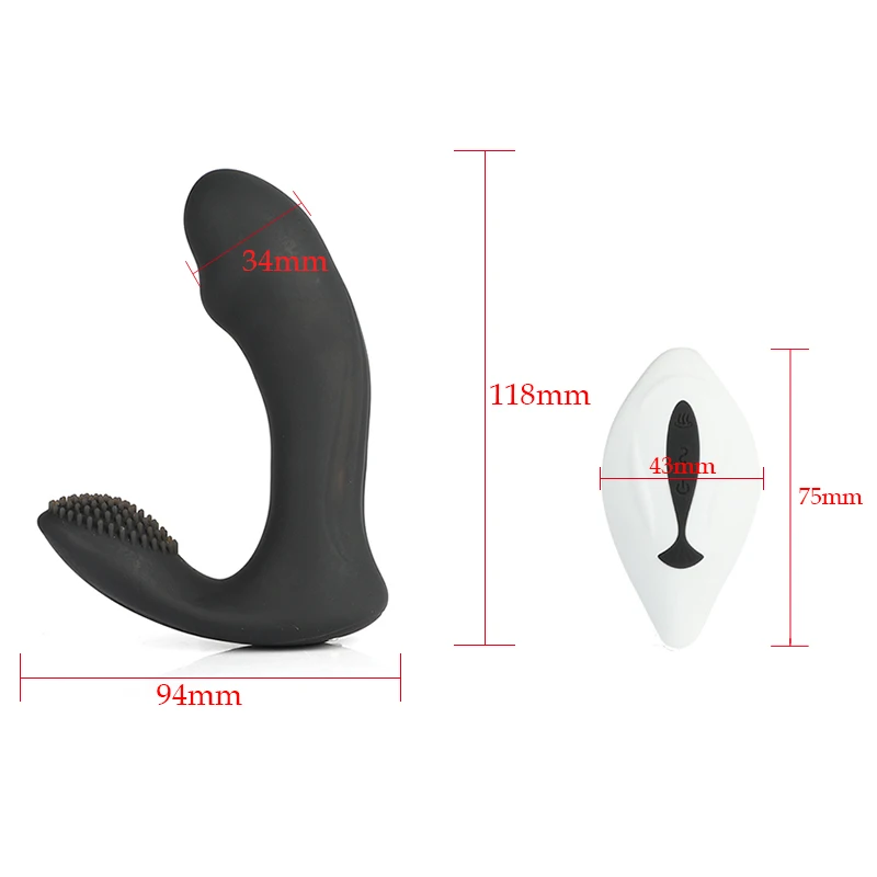 12 Speeds Male Prostate Perineum Massager G Spot Stimulator Wireless Remote Constant Heating Vibrator for Men Gay Anal Sex Toys | Красота и