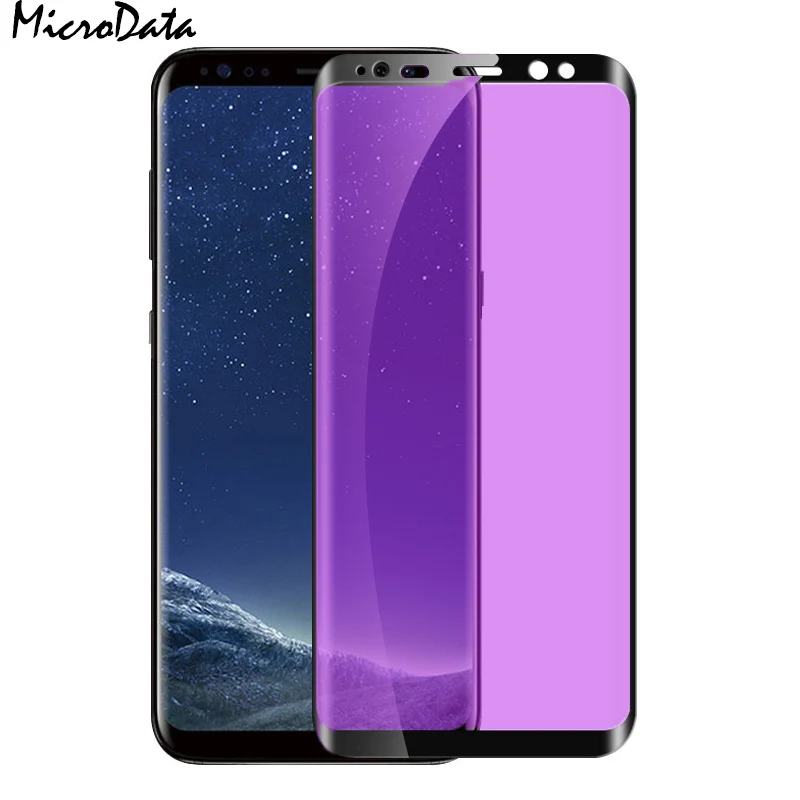 3D полная защита от синего излучения закаленное стекло для Samsung Galaxy S9 S8 Plus Защитное