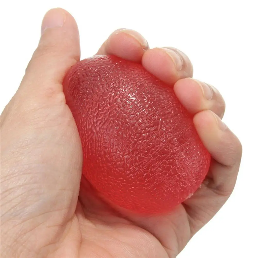 

New Soft Egg Stress Ball Hand Finger Strength Exercise Squeeze Stress Relief Ball