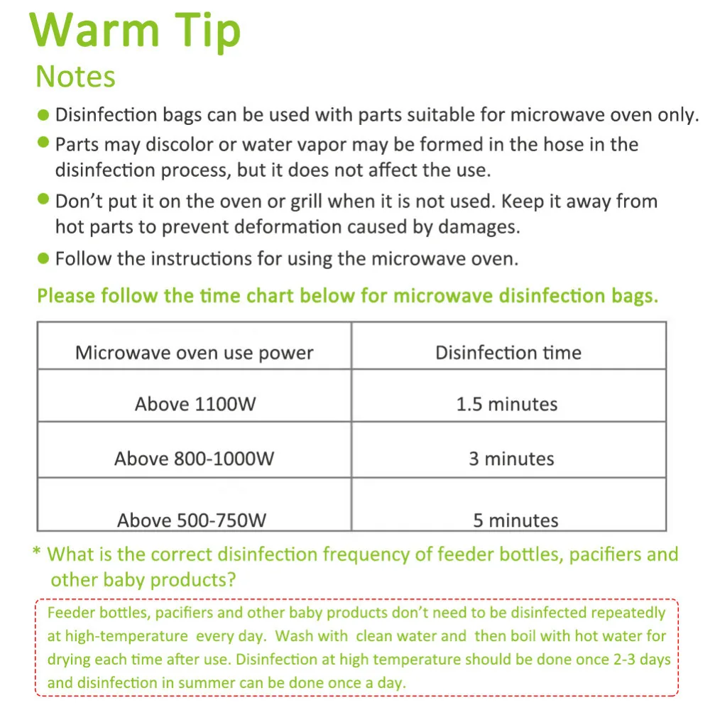 Новая бутылочка для быстрой очистки детских сосков 5 шт./упаковка Паровая