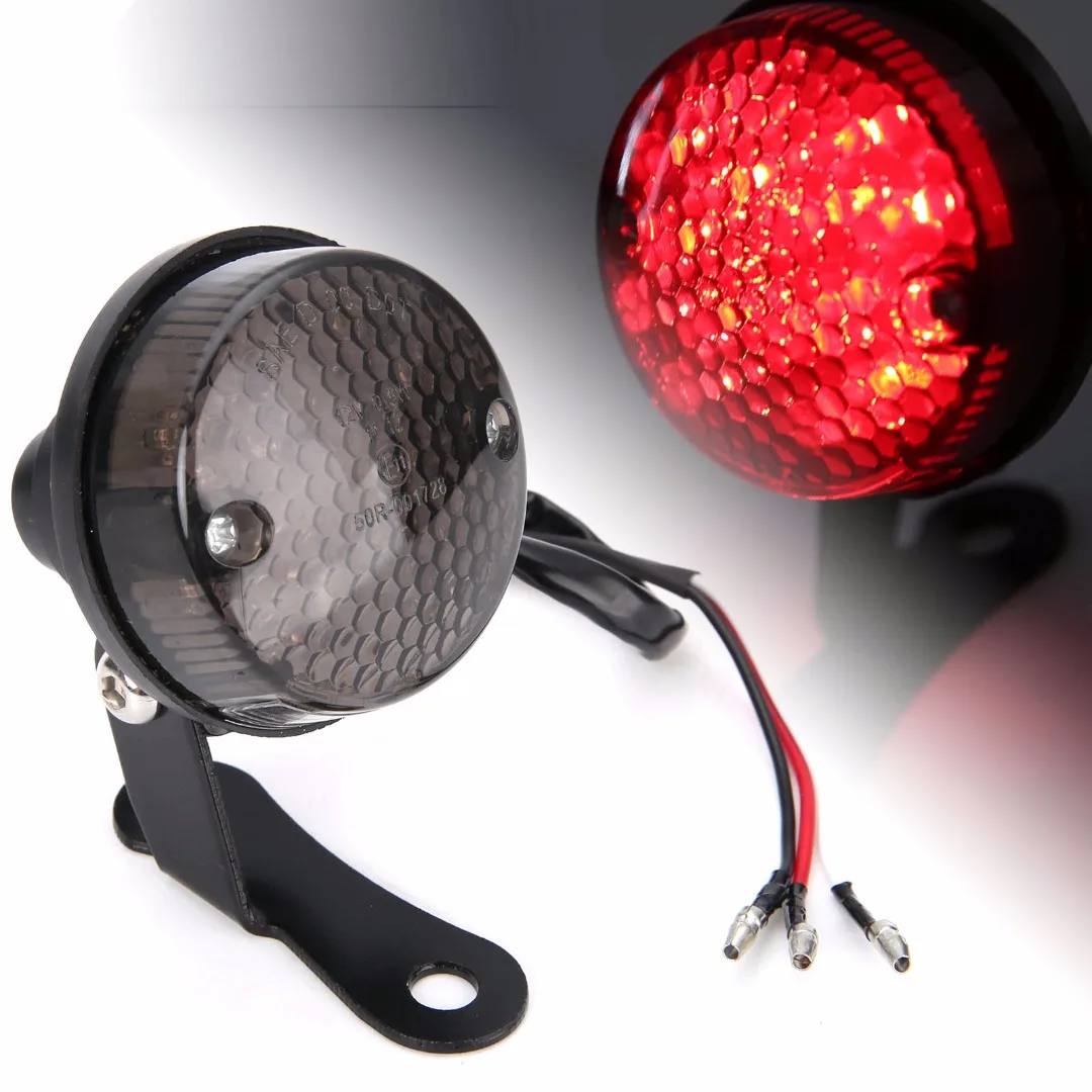 Mayitr 1 шт. DC12V Универсальный круглый задний фонарь для мотоцикла ходовая лампа
