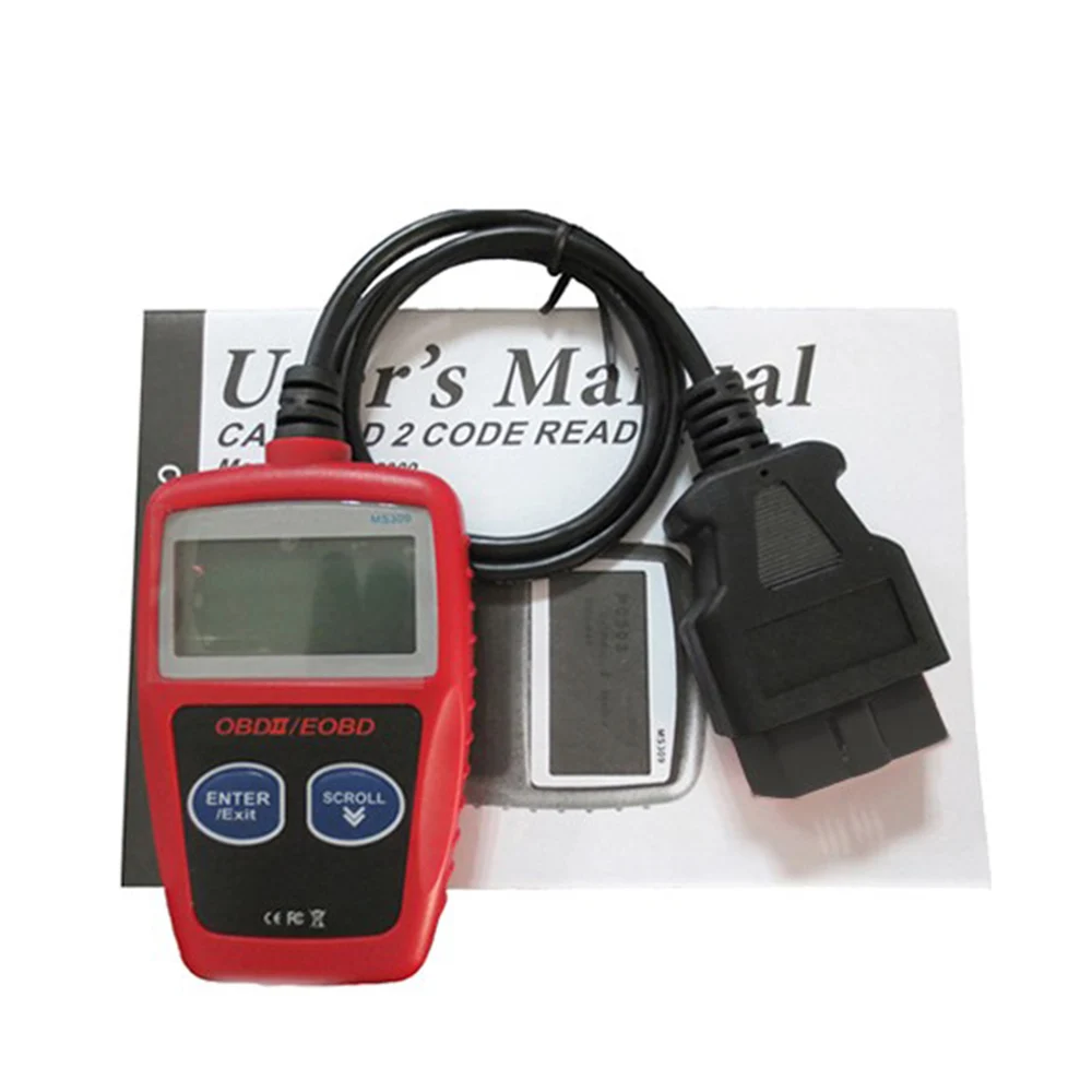 OBDII OBD сканер кодов диагностический для автомобиля считыватель неисправностей