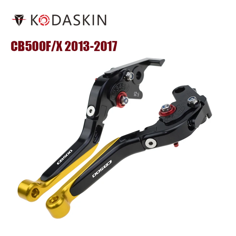 Складные выдвижной тормоз KODASKIN для Honda CB500F/X 2013 2017|Рычаги веревки и кабели| |
