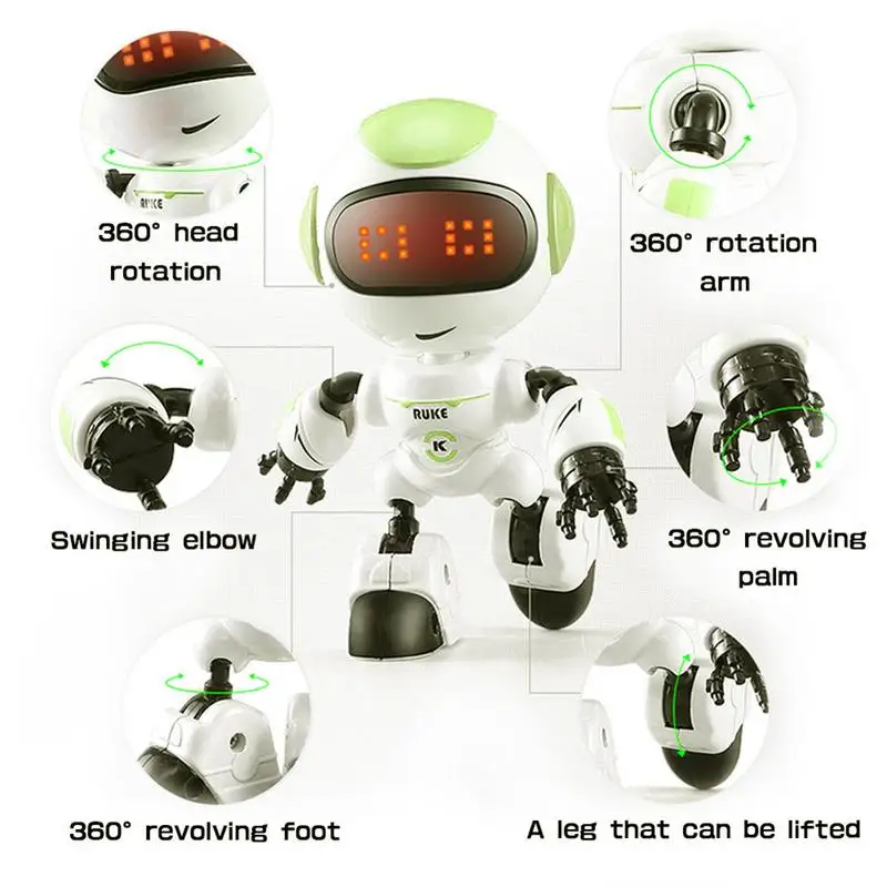 Сенсорный датчик LED глаза RC робот умный голос Сделай Сам модель жеста тела