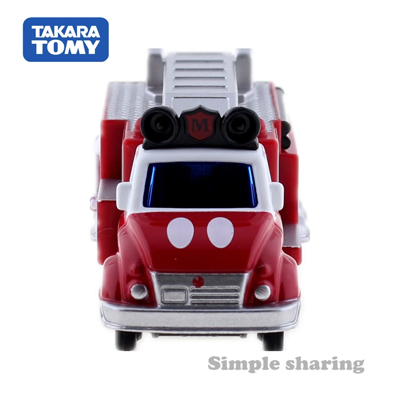 Tomica disney DM-11 Микки Маус пожарная машина работает дивизия Япония Такара Tomy