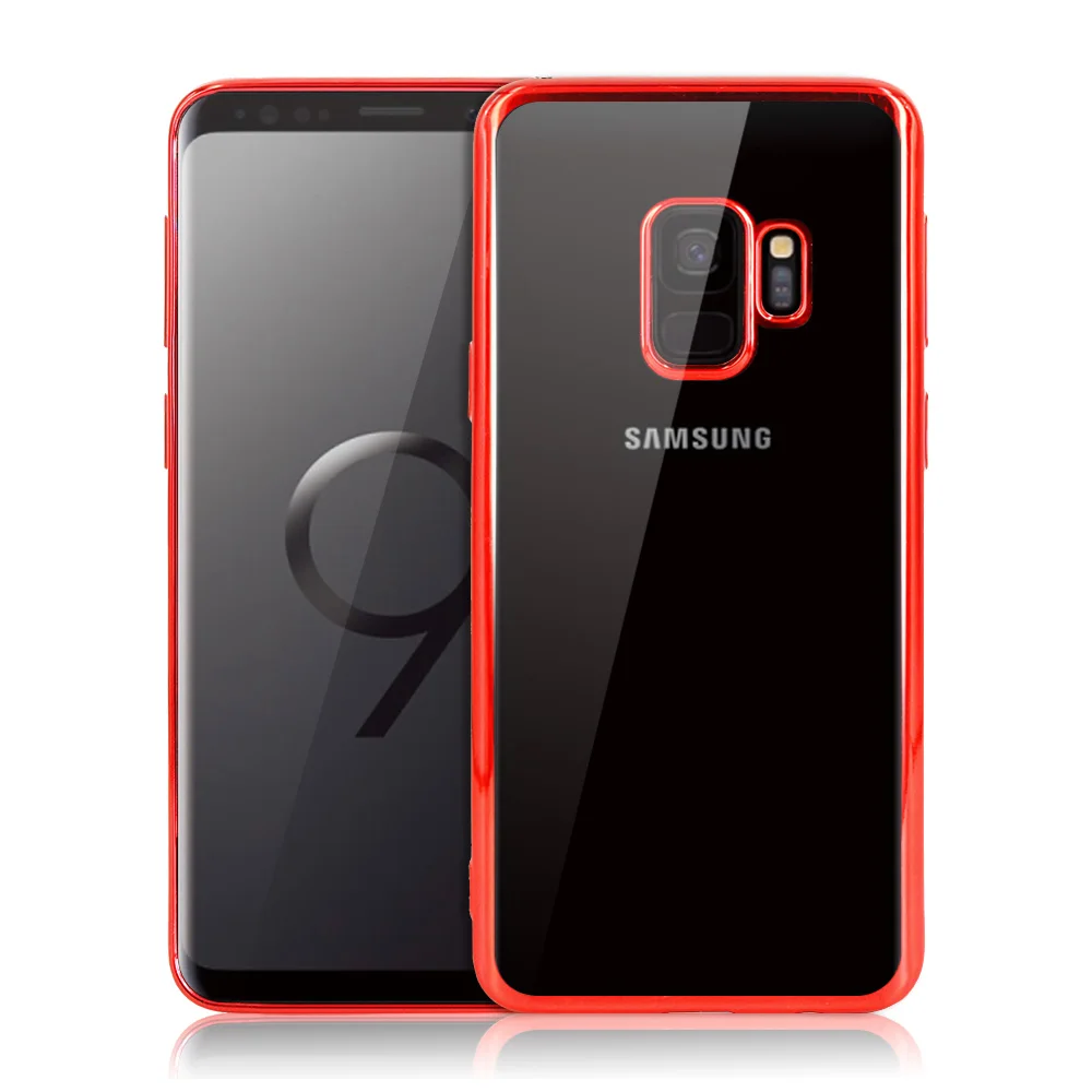 Гальванический защитный чехол JONSNOW для телефона Samsung S8 S9 Plus Note 8 мягкий гибкий из