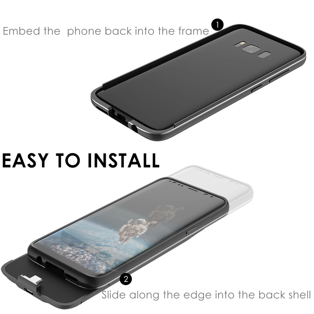 Батарея Зарядное устройство чехол для samsung Galaxy S8 4200 mAh Мощность банка зарядки банк