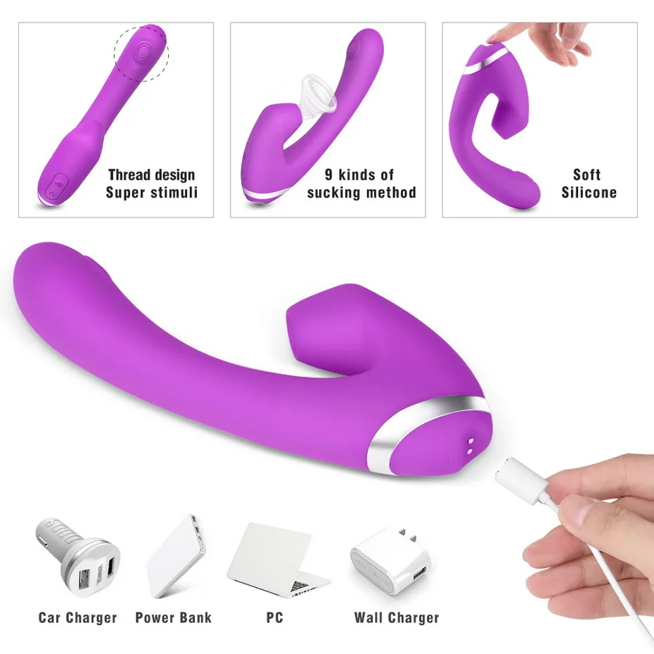 USB Перезаряжаемый Стимуляция клитора пульсирующий вибратор 9*9 режим G spot Массажер