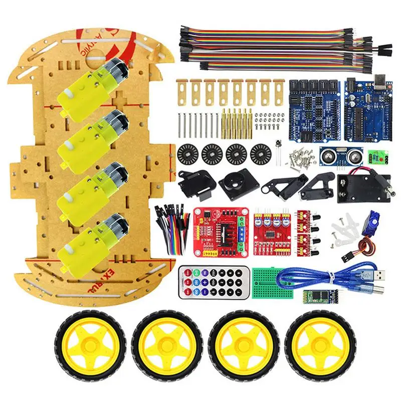 DIY пульт дистанционного управления автомобиля умный Bluetooth 4WD макетная плата