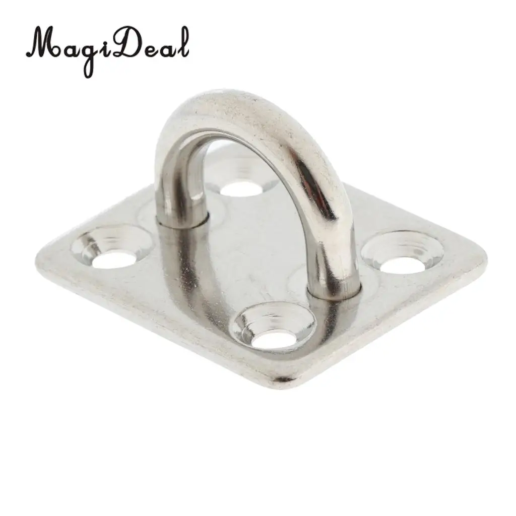Сверхпрочные пластины с проушиной из нержавеющей стали 304 квадратное основание 5
