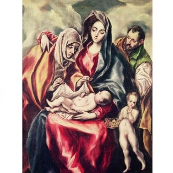 Плакат The Holy family от El Greco (18x24) | Дом и сад