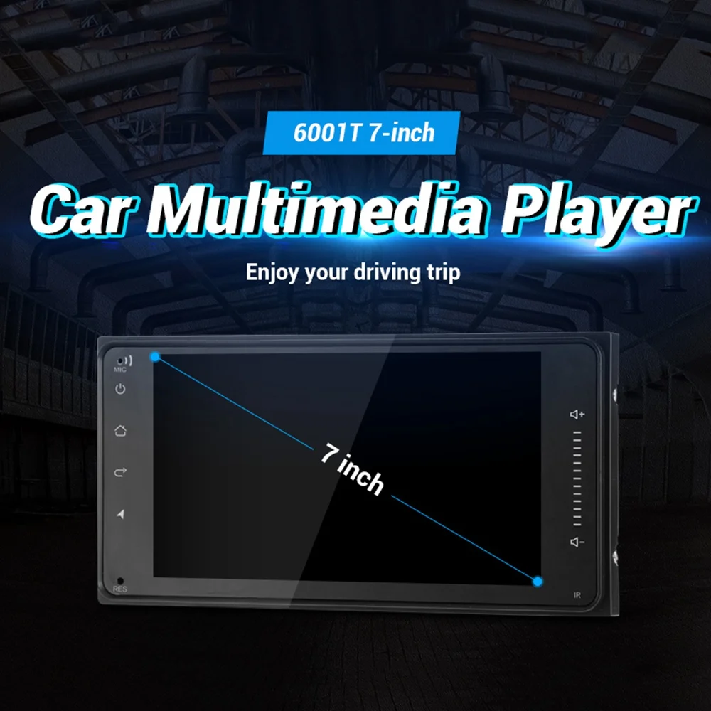 2Din 7 дюймов Hd Автомобильный мультимедийный Android 1 стерео головное устройство