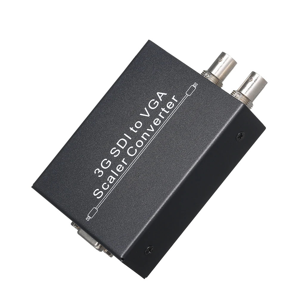 100% Высокое качество 2 970 Гбит/с SDI в VGA Аудио конвертер с 3G сигнала 1080P скалер