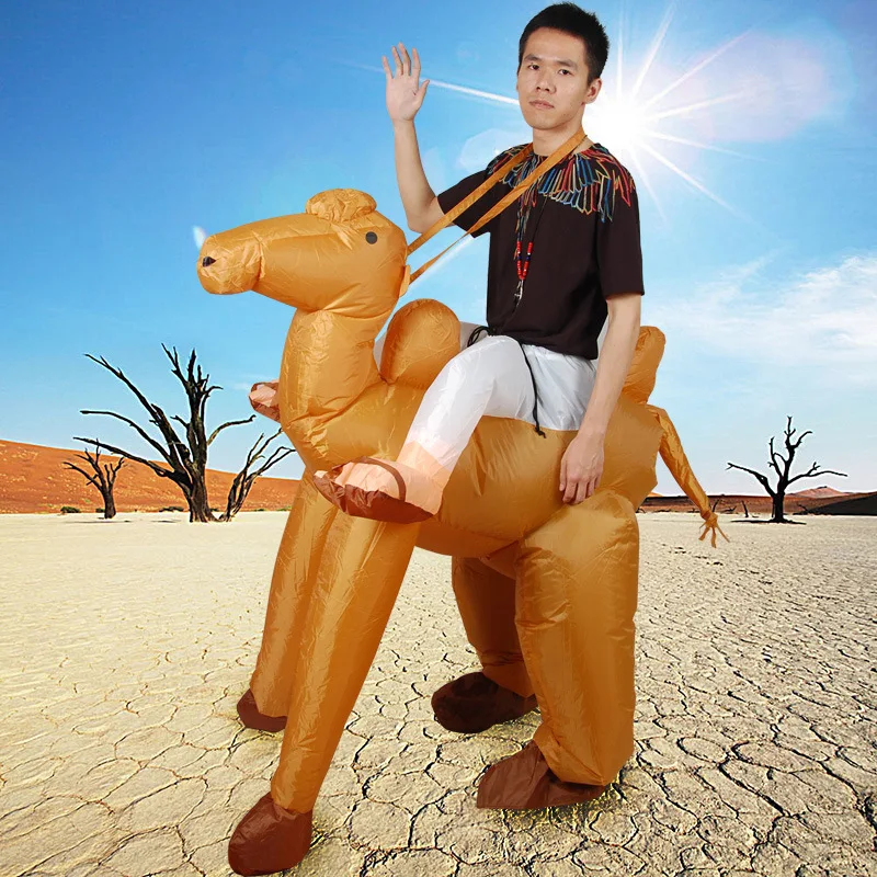 Inflatable Camel Shape Festival Costumes Cartoon Animal Riding Air Mould Halloween Christmas Adults Toys | Игрушки и хобби