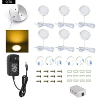 led cabinet light with switch mini spotlight kitchen closet ultra thin 12v small downlight decoration 3468pcs spot ac110220v