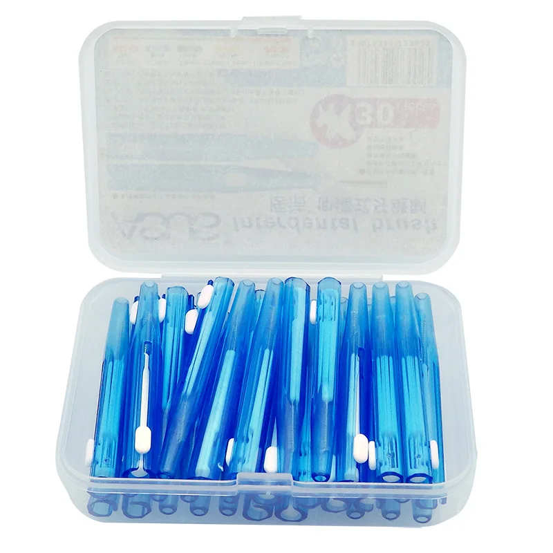30 шт./кор. межзубная щетка нить для гигиены полости рта мягкая пластиковая