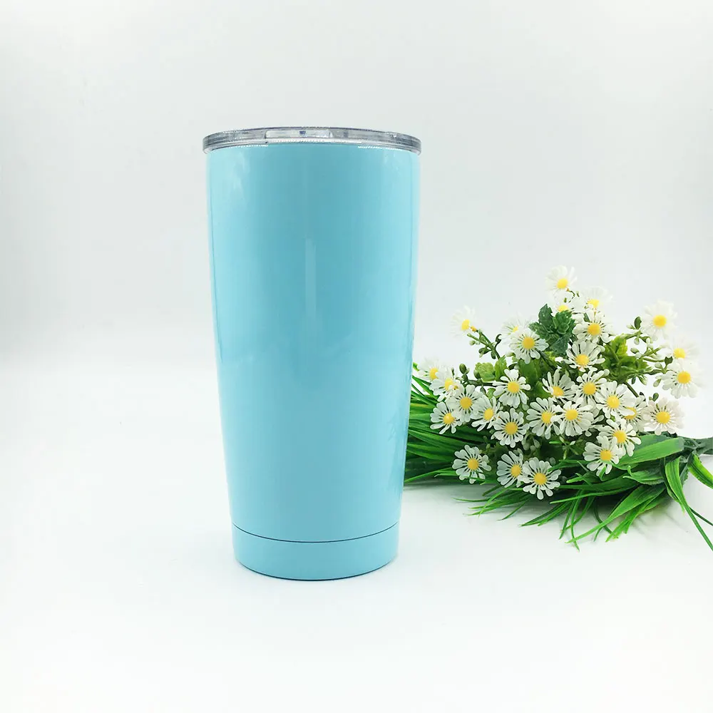 20 oz 30 унций фиолетовый Нержавеющая сталь Вакуумная чашка термос пиво кофе кружки