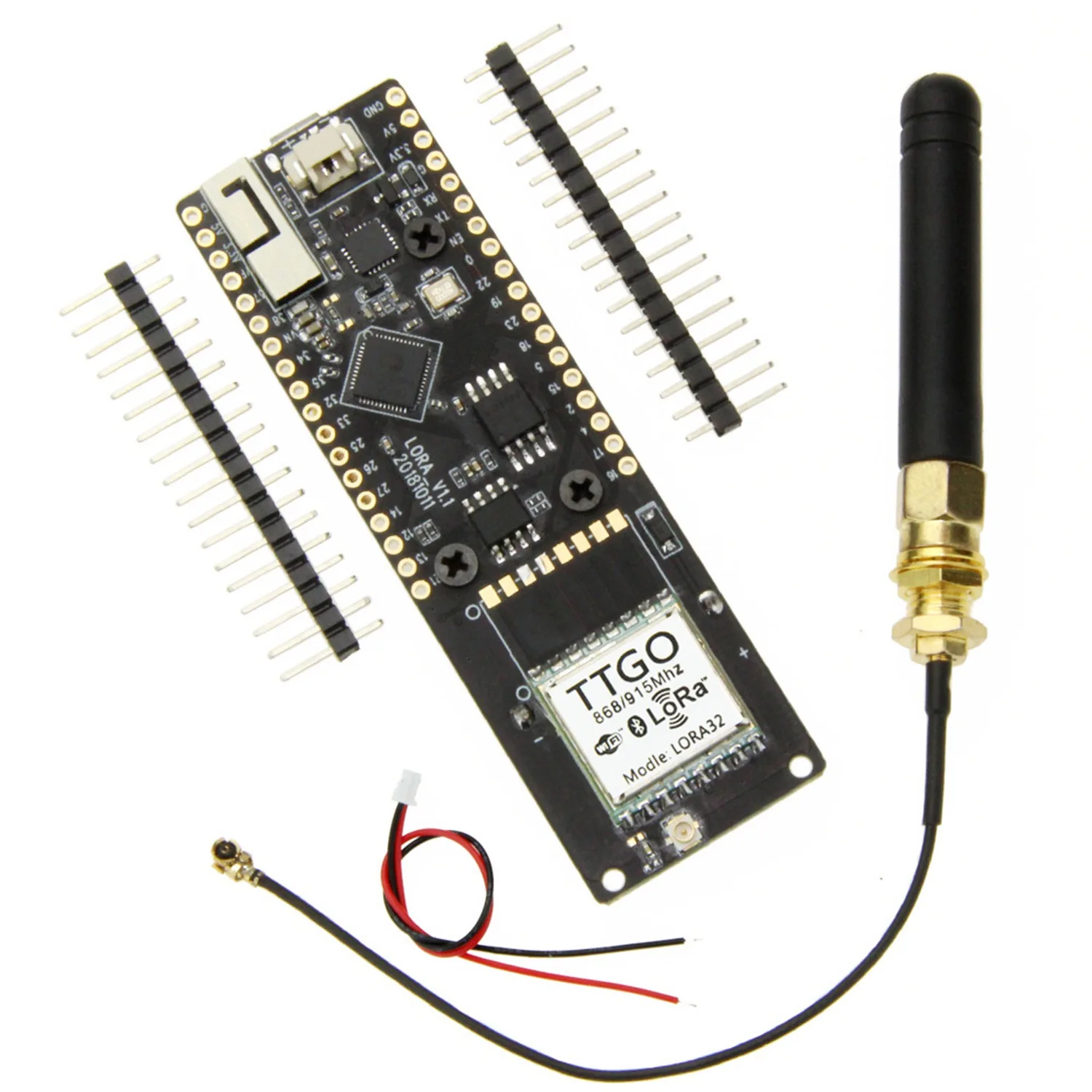 Ttgo T Fox 20Db Lora32 V1.1 Esp32 Lora Oled 0 96 дюймов Bluetooth Wifi беспроводной модуль Esp 32|Печатные