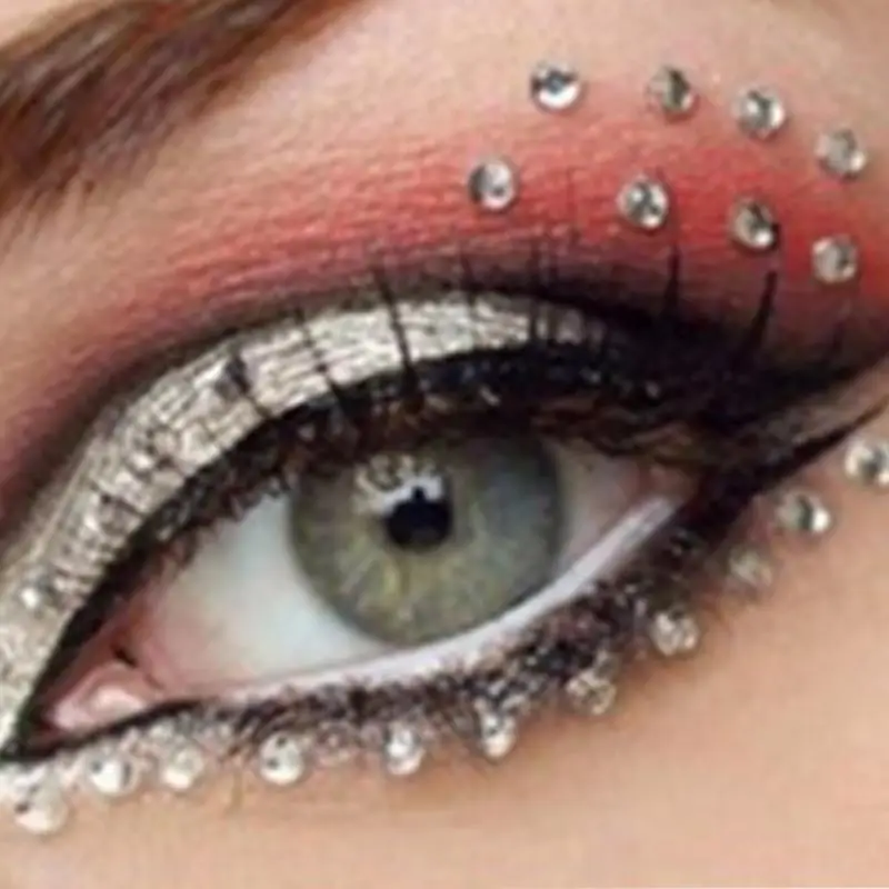 Маскарадное украшение для глаз DIY ювелирные изделия Акриловые стразы вечерние