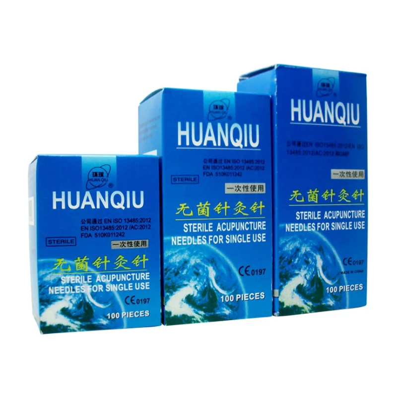 Новый 500 шт./5 упаковок huanqiu Иглоукалывание иглы для иглоукалывания стерильные