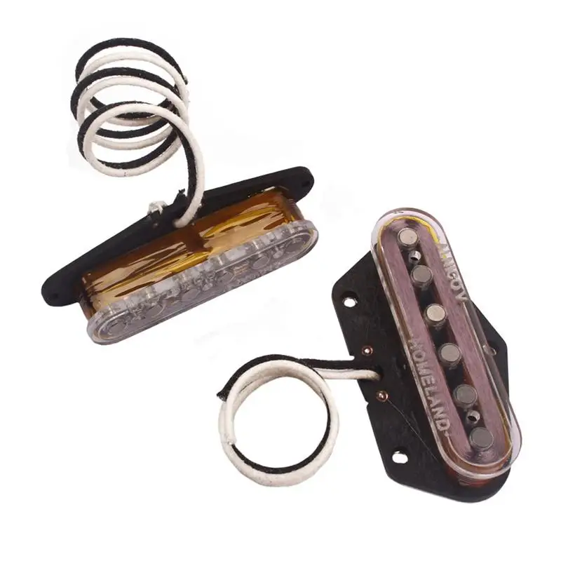 Прозрачная Гитара Части гитары бас мост пикапы сменный фиксатор для