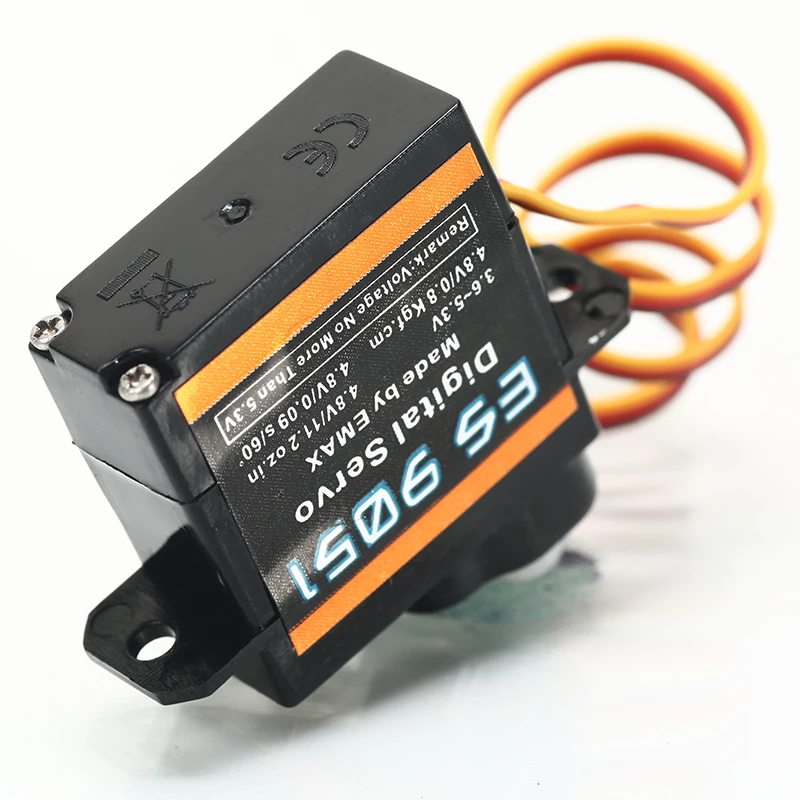 4PCS EMAX Digital Plastic Gear Servo ES9051 ES9251 0.8kg 0.09 Sec/60 Degree for RC FPV Fixed Wing Airplane Copter Accessories | Игрушки и